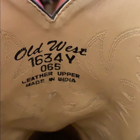 OLD WEST YOUTH COWBOY BOOTS - Picture 8 of 8